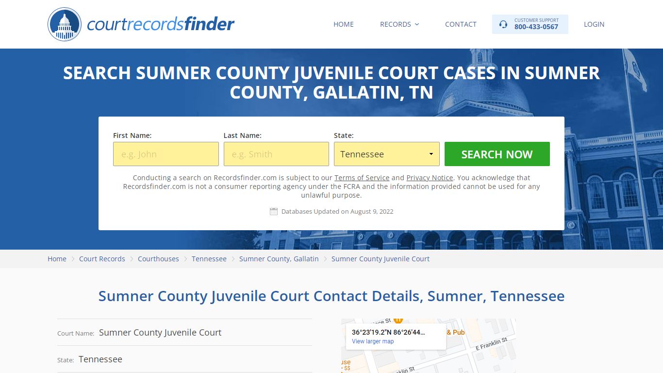 Sumner County Juvenile Court Case Search - Sumner County ...